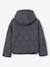 Lightweight puffer jacket with hood for girls black - vertbaudet enfant 