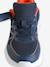 Textile trainers with touch-fastening strap for boys navy blue - vertbaudet enfant 