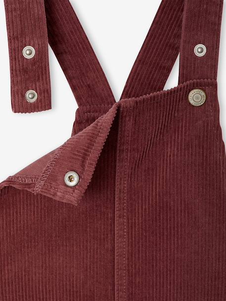 Pinafore dress for girls green+mauve - vertbaudet enfant 
