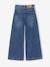 Wide-leg jeans for girls medium blue - vertbaudet enfant 