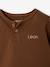 Pack of 2 long-sleeved T-shirts for baby cocoa+emerald green - vertbaudet enfant 