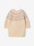 Long-sleeved knitted dress for baby girls vanilla - vertbaudet enfant 