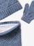 Knit hat, snood and gloves set for girls marl grey+sky blue - vertbaudet enfant 