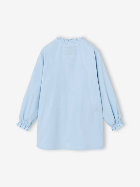 customisable Frozen apron for girls sky blue - vertbaudet enfant 