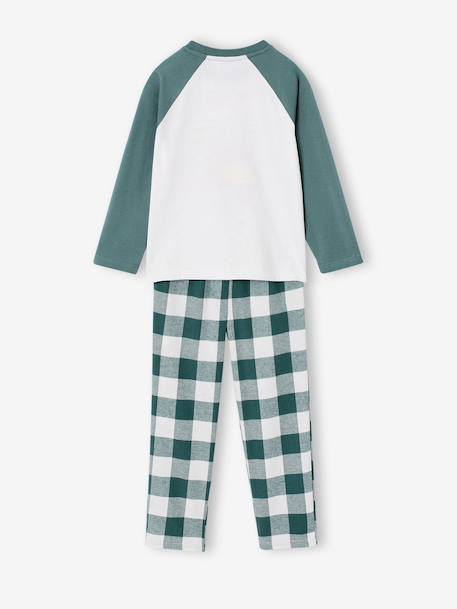 2-piece pyjamas for boys green - vertbaudet enfant 