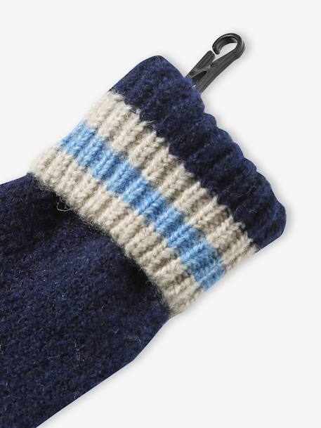 3-piece hat, snood and mittens set for boys marl white - vertbaudet enfant 