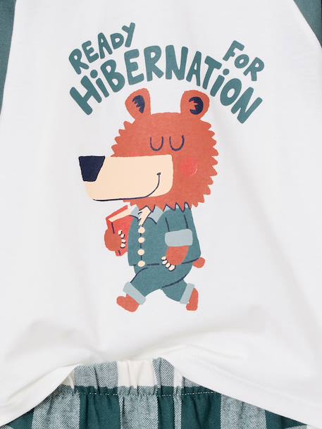 2-piece pyjamas for boys green - vertbaudet enfant 