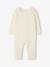 Cable knit baby playsuit ecru - vertbaudet enfant 