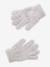 Knitted hat, snood and gloves set for girls sandy beige - vertbaudet enfant 