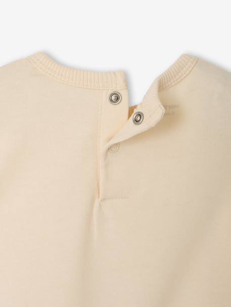 Pack of 2 long-sleeved T-shirts for baby cocoa+emerald green - vertbaudet enfant 