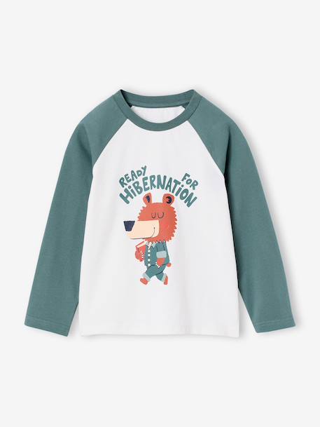 2-piece pyjamas for boys green - vertbaudet enfant 