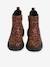 Zip-up boots for girls marl brown - vertbaudet enfant 