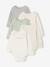Pack of 5 newborn long-sleeved bodysuits sage green - vertbaudet enfant 