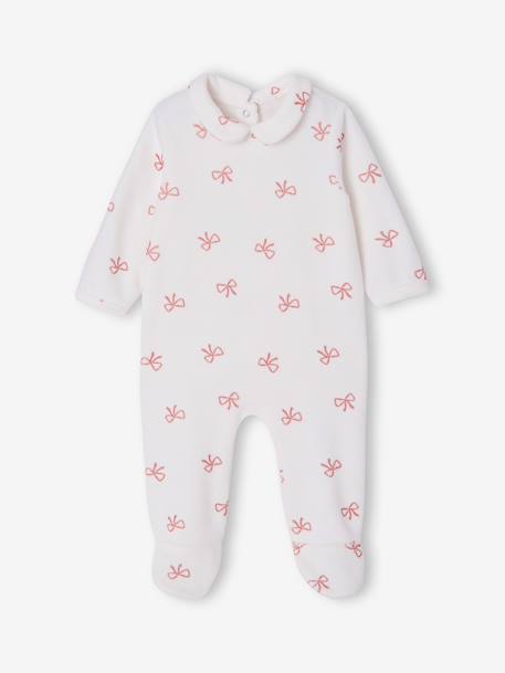 Lot de 2 dors-bien bébé fille dos pressionné beige chiné - vertbaudet enfant 