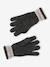 Girls knit hat, snood and gloves set anthracite - vertbaudet enfant 