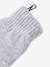 Knit hat, snood and gloves set for girls marl grey+sky blue - vertbaudet enfant 