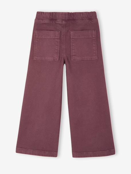 Girls' Basics Large Leggings mauve+navy blue+purple clover - vertbaudet enfant 