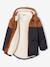 Technical Parka with Hood for Boys BROWN MEDIUM SOLID WITH DESIGN+hazel - vertbaudet enfant 