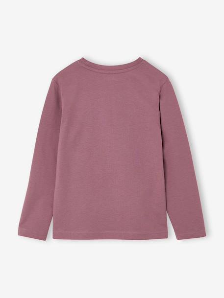 Pack of 3 long-sleeved T-shirts for boys caramel+lilac+rust+sage green - vertbaudet enfant 