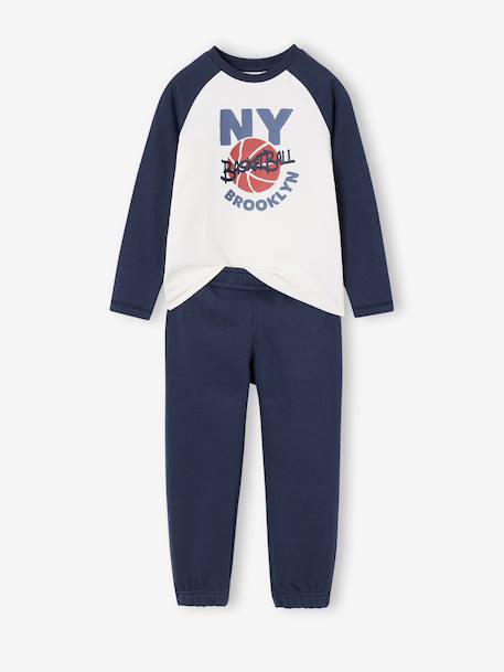 Ensemble sport 3 pièces garçon bleu - vertbaudet enfant 