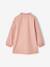 customisable snap-fastening school apron for girls rosy - vertbaudet enfant 