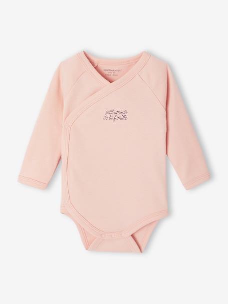 Pack of 5 Bodysuits for Newborns pale pink - vertbaudet enfant 