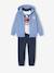 Ensemble sport 3 pièces garçon bleu - vertbaudet enfant 