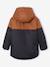 Technical Parka with Hood for Boys BROWN MEDIUM SOLID WITH DESIGN+hazel - vertbaudet enfant 