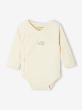 Lot de 5 bodies ouverture naissance  - vertbaudet enfant