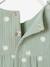 Combinaison bébé naissance en gaze de coton beige+blanc+écru+tilleul imprimé - vertbaudet enfant 