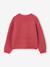 Buttoned cardigan for girls ecru+old rose - vertbaudet enfant 
