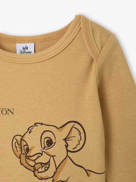 Lot de 2 bodies bébé garçon Le Roi Lion curry - vertbaudet enfant 