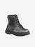 Boots fille à lacets zippées argenté - vertbaudet enfant 