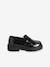 Mocassins fille synthétique noir - vertbaudet enfant 