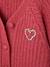 Gilet boutonné fille écru+vieux rose - vertbaudet enfant 