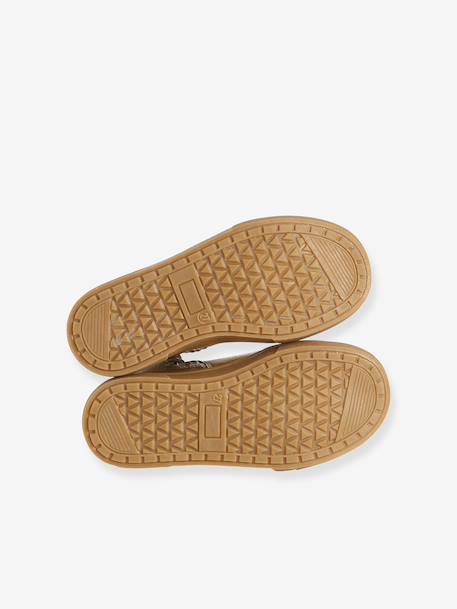Boots fille zippées doré - vertbaudet enfant 