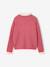 High-neck jumper for girls camel+old rose - vertbaudet enfant 