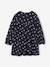 Long-sleeved dress for girls ecru+navy blue - vertbaudet enfant 