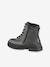 Lace-up zip boots for girls silver - vertbaudet enfant 