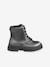 Lace-up zip boots for girls silver - vertbaudet enfant 