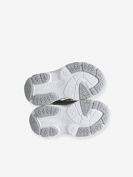 Baby first steps shoes with touch-fastening straps grey - vertbaudet enfant 