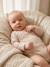 Pack of 3 long-sleeved newborn bodysuits cappuccino - vertbaudet enfant 