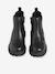 Zip-up synthetic ankle boots for girls black - vertbaudet enfant 