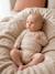 Pack of 3 long-sleeved newborn bodysuits cappuccino - vertbaudet enfant 