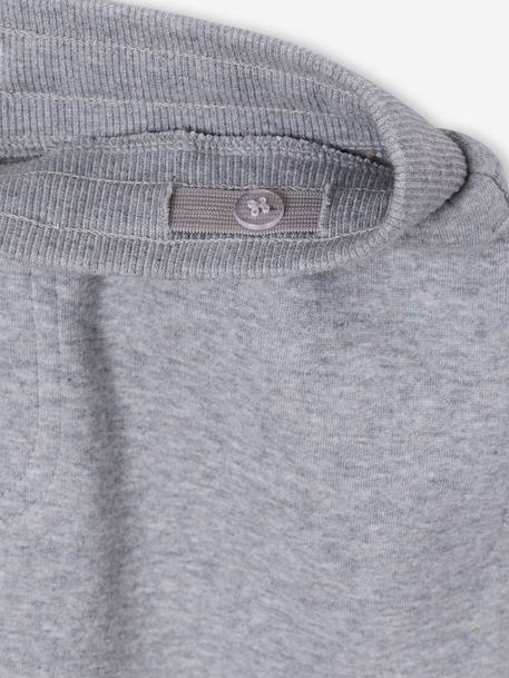 Ensemble sport garçon à capuche bordeaux+ocre+vert sauge - vertbaudet enfant 