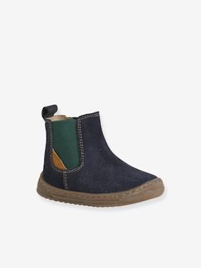 Chaussures premiers pas bébé boots cuir - vertbaudet enfant -Chaussures premiers pas bébé boots cuir