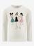 T-shirt manches longues avec motif 3D fille Happy Girls écru - vertbaudet enfant 