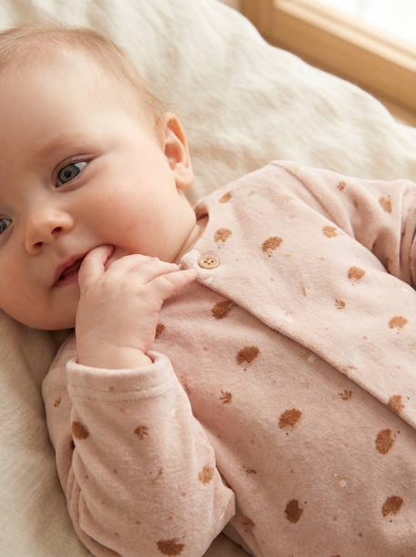 Pack of 2 newborn sleepsuits beige - vertbaudet enfant 