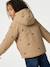 Girl's embroidered lightweight jacket grey green+hazel - vertbaudet enfant 