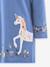 Robe licorne brodée fille Happy Girls bleu chambray - vertbaudet enfant 